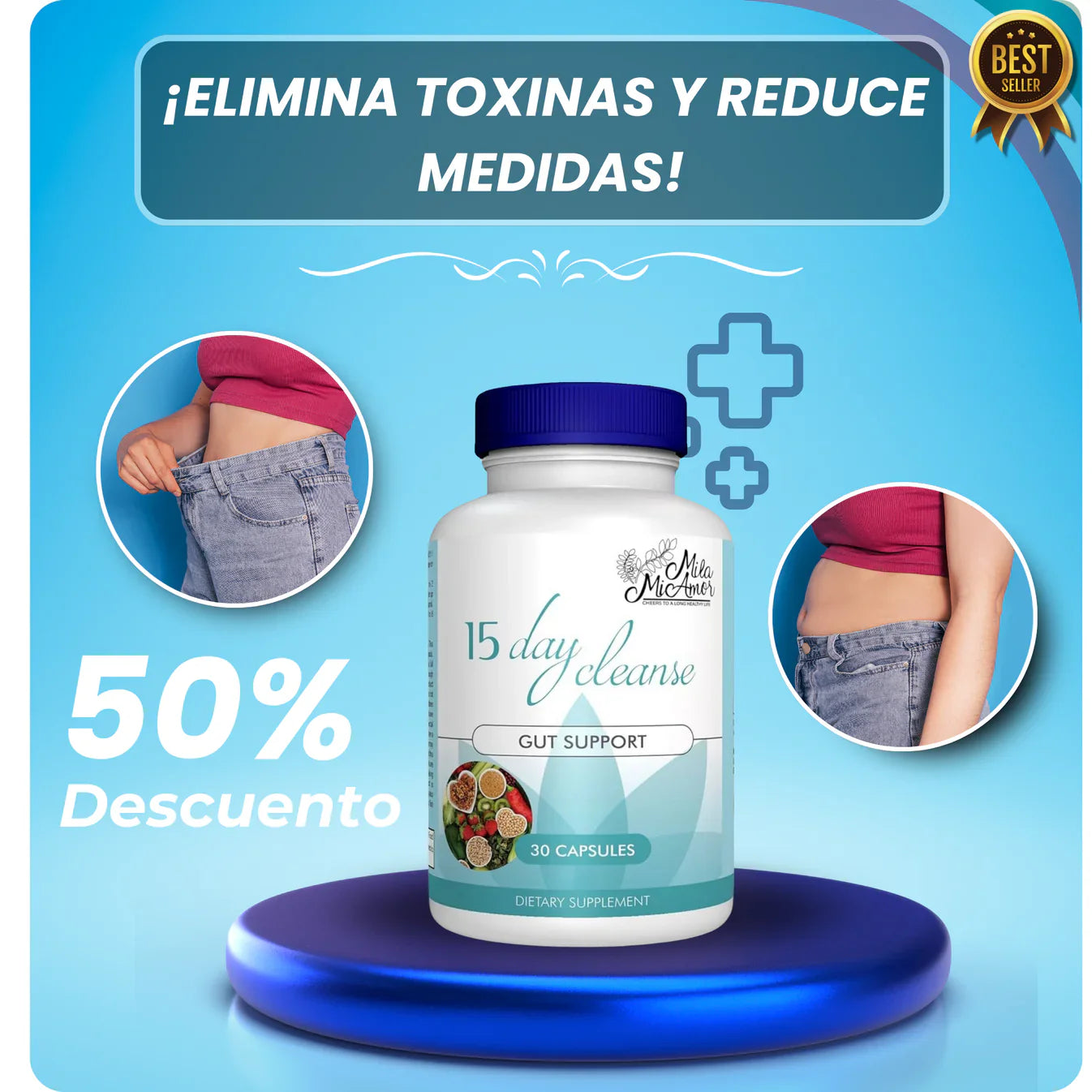 15 DAYS CLEANSE - ELIMINA TOXINAS REDUCTOR